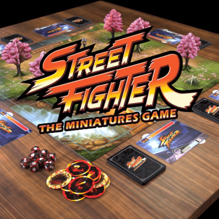 Street Fighter The Miniature Game em financiamento coletivo