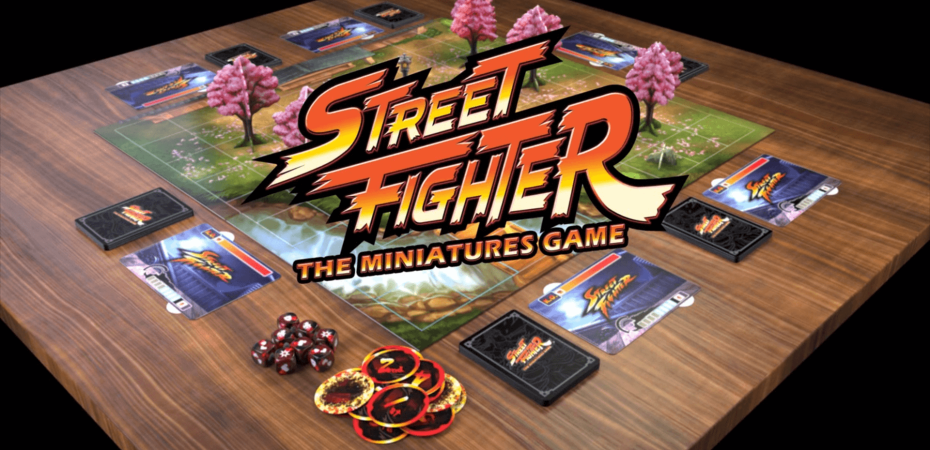 Street Fighter The Miniature Game em financiamento coletivo