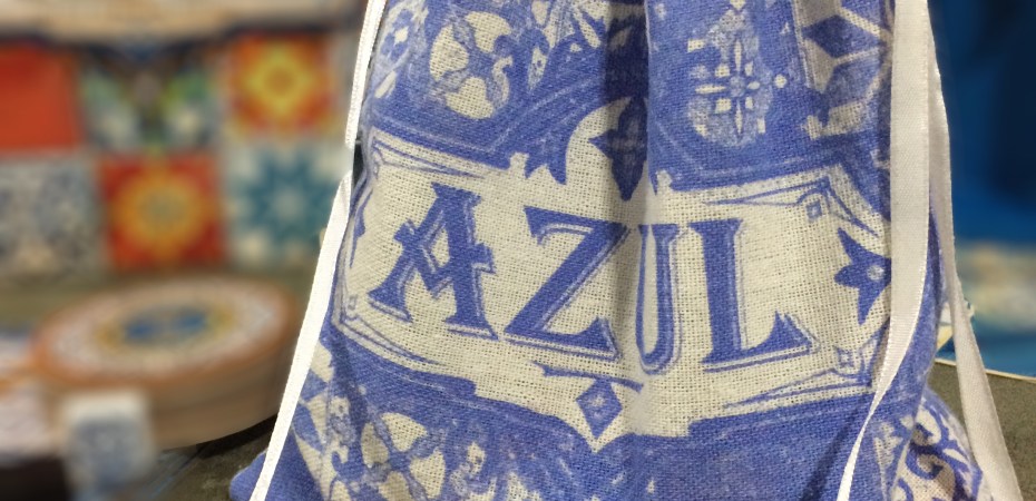 Saco de pano do jogo de tabuleiro AZUL