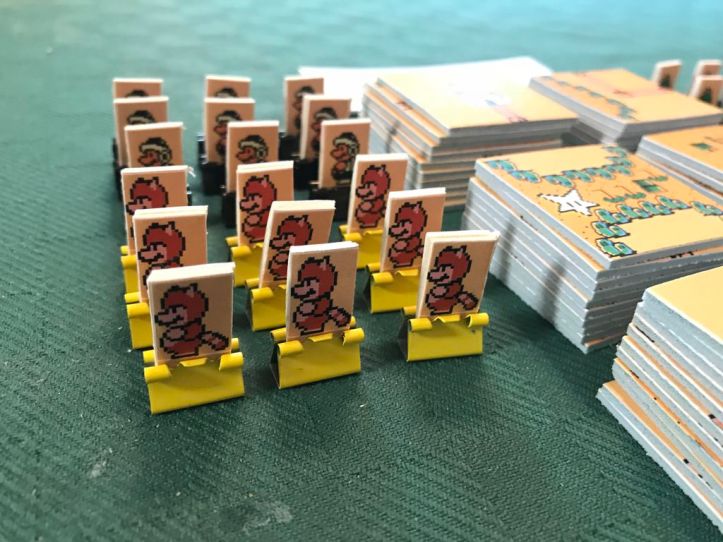 Peças do Carcassonne Super Mario