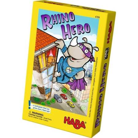 Construa o prédio e escale alto em Rhino Hero