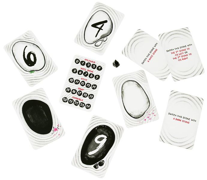 Jogo de tabuleiro Narabi cartas