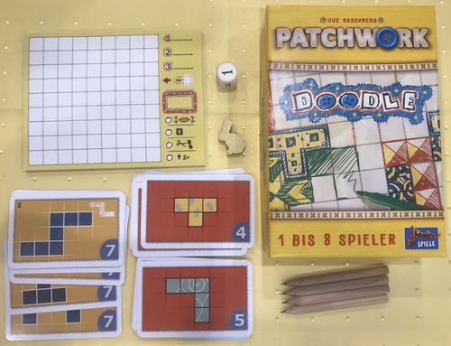 Jogo de tabuleiro patchwork Doodle