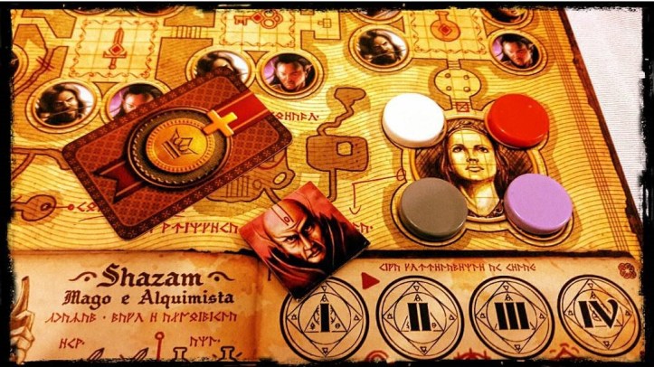 jogo de tabuleiro Shazam