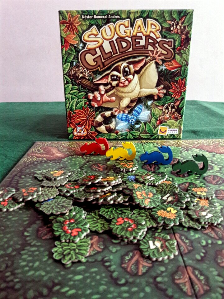 Jogo de tabuleiro Sugar Gliders análise