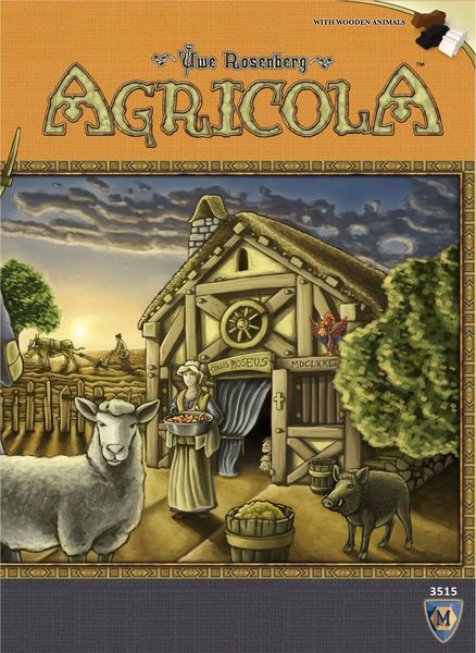 Caixa jogo de tabuleiro Agricola