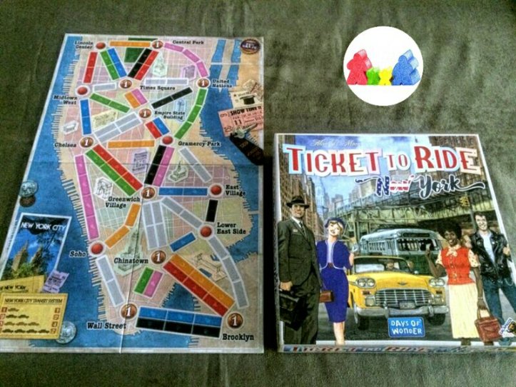 Um mapa reduzido mas que não deixa a experiência ser pior no Ticket To Ride New York