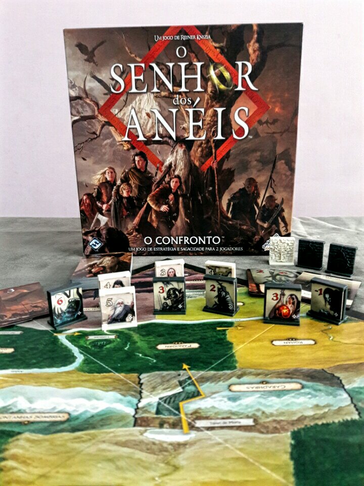 Análise Jogo de tabuleiro Senhor dos Anéis o confronto