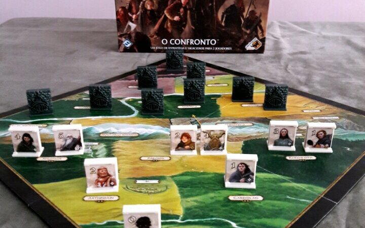 Análise Jogo de tabuleiro Senhor dos Anéis o confronto