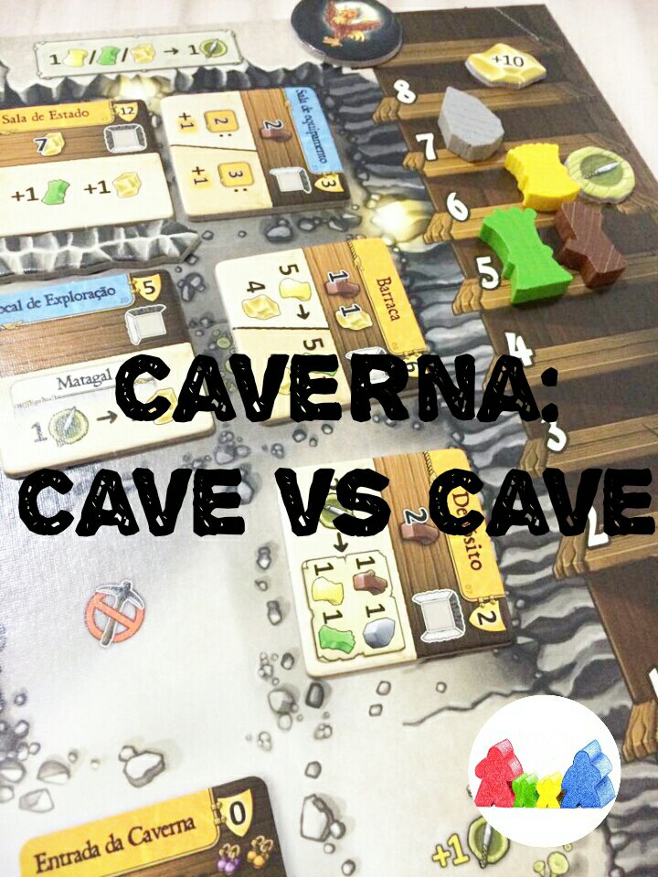 Jogo de tabuleiro Caverna: Cave vs Cave