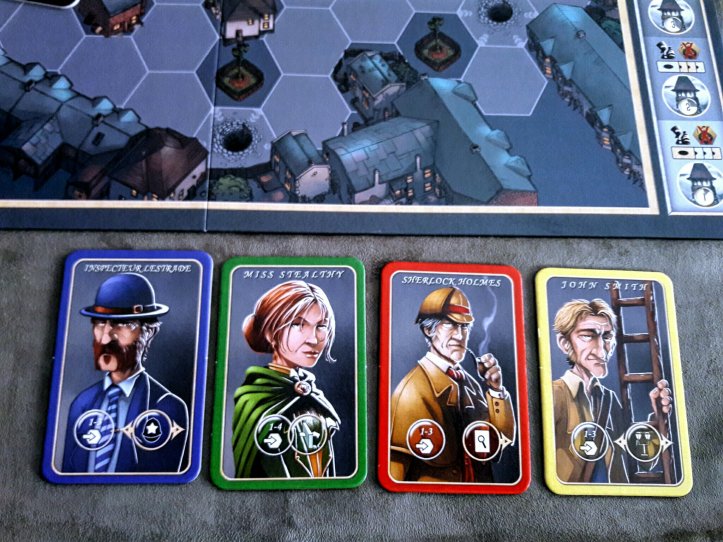 Personagens do jogo Mr. Jack