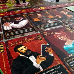 Personagens do jogo de tabuleiro Quissama