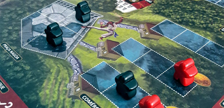 Locais do tabuleiro do jogo Quissama