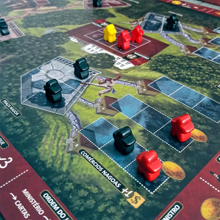 Locais do tabuleiro do jogo Quissama