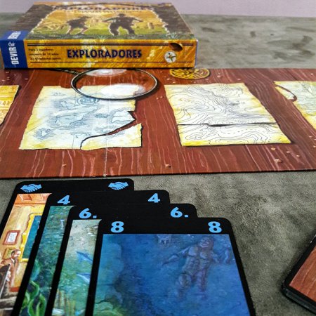 Expedição azul no jogo Exploradores