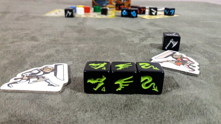 Dragão verde jogo de tabuleiro Dragon Slayer