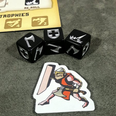 Dados do caçador jogo de tabuleiro Dragon Slayer