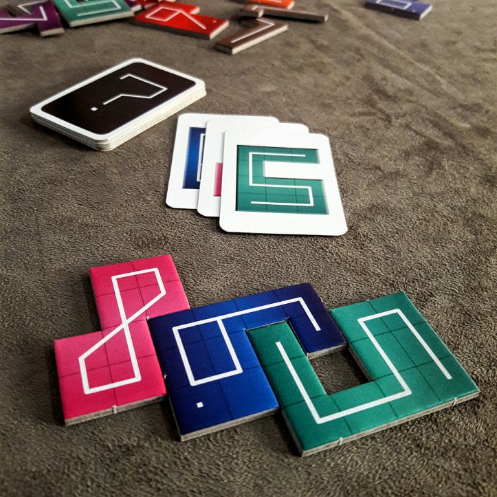 Peças posicionadas do jogo NMBR9c