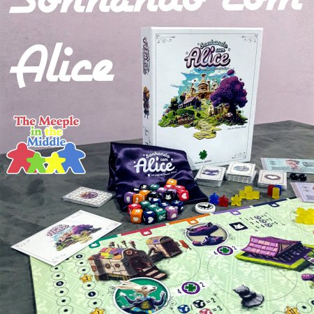 Jogo de tabuleiro Sonhando com Alice