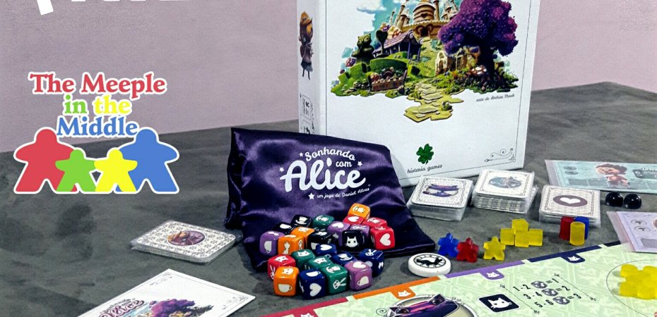 Jogo de tabuleiro Sonhando com Alice