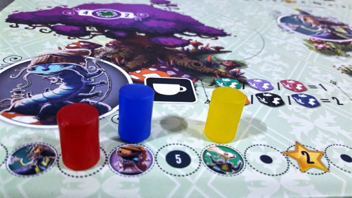 Bônus Trilha da lagarta jogo de tabuleiro Sonhando com Alice