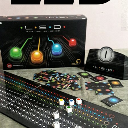 Jogo de tabuleiro LED