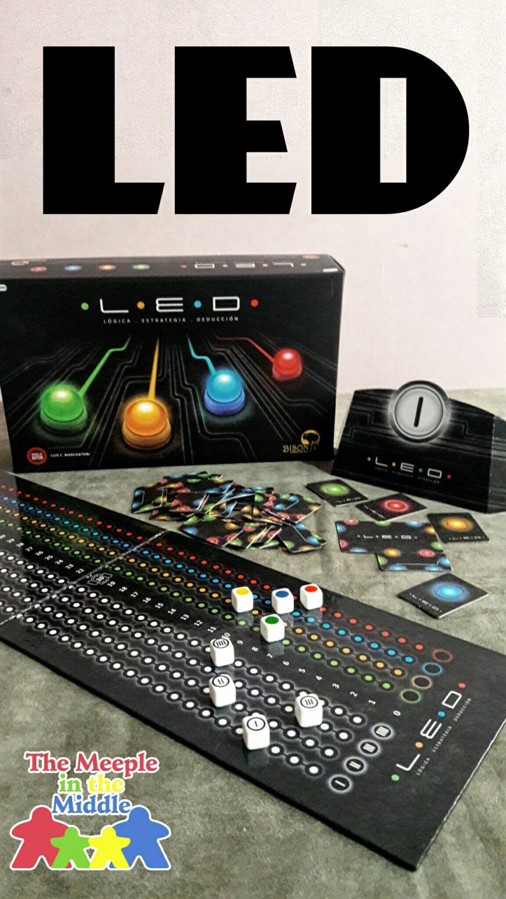 Jogo de tabuleiro LED