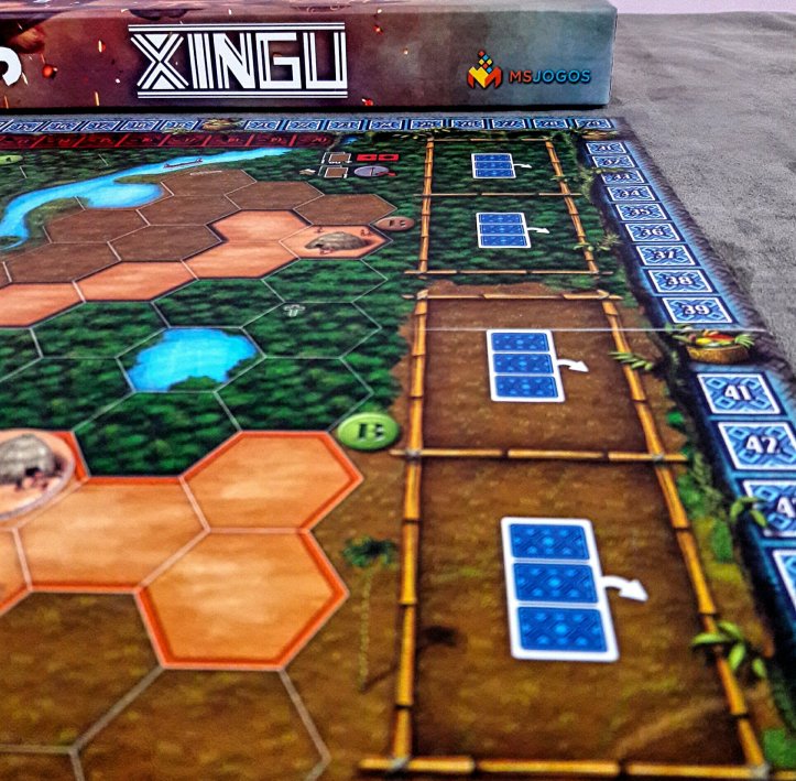 Cartas jogo de tabuleiro Xingu
