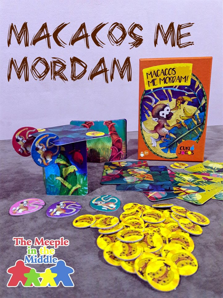 Jogo de tabuleiro infantil Macacos me Mordam