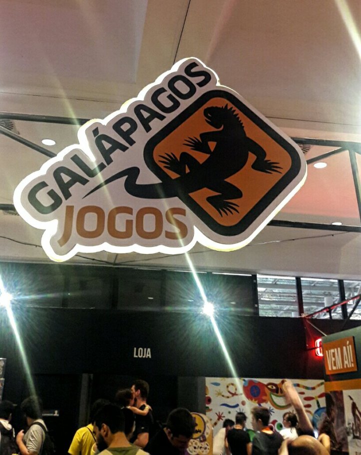 Estande da Galápagos Jogos no Diversão Offline 2019