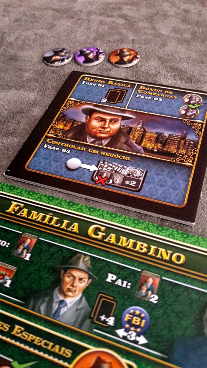 Al Capone no jogo de tabuleiro Chicago