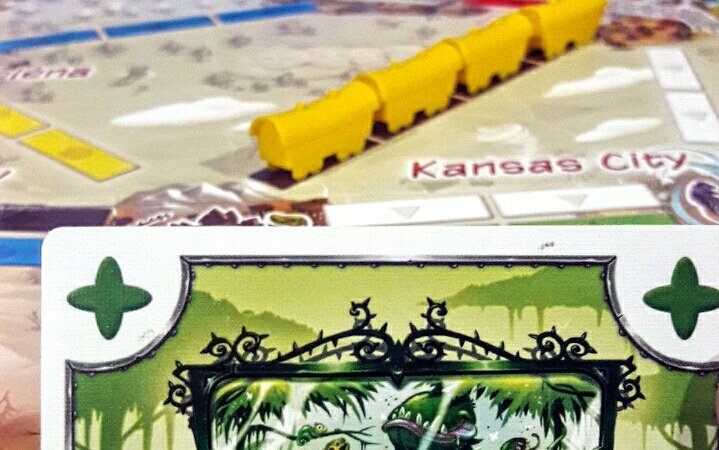 Cartas do jogo infantil Ticket to Ride First Journey