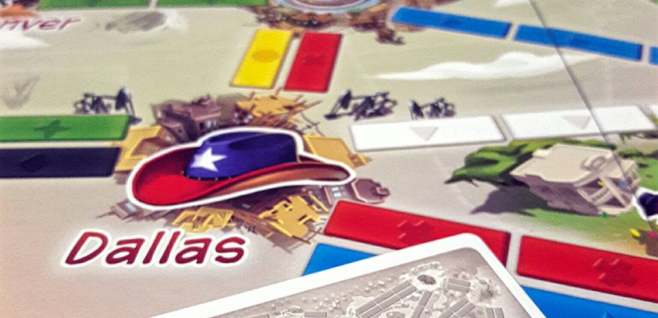 Rotas do jogo de tabuleiro infantil Ticket to Ride First Journey