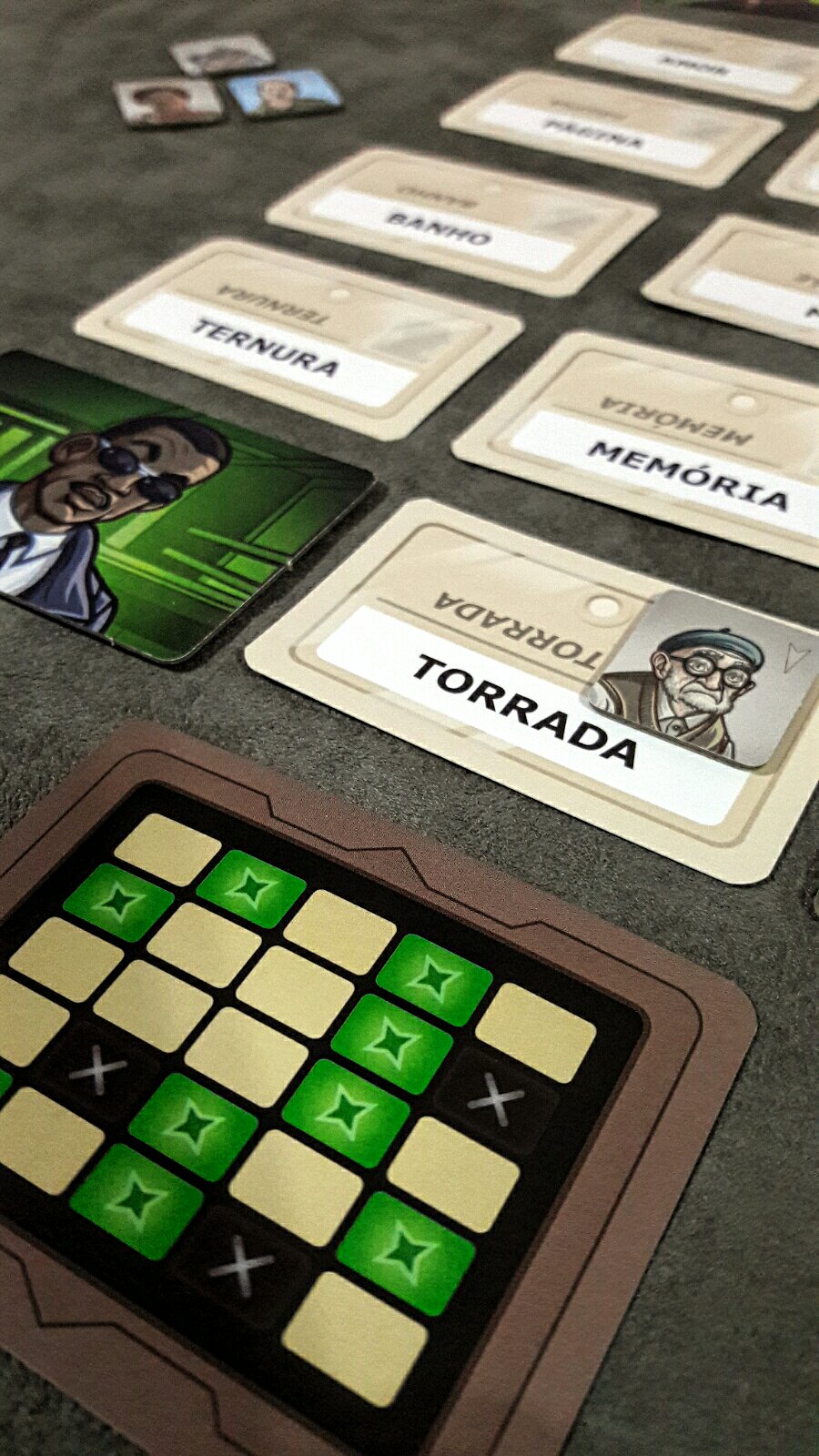 Palavras a serem descobertas em Código Secreto Dueto