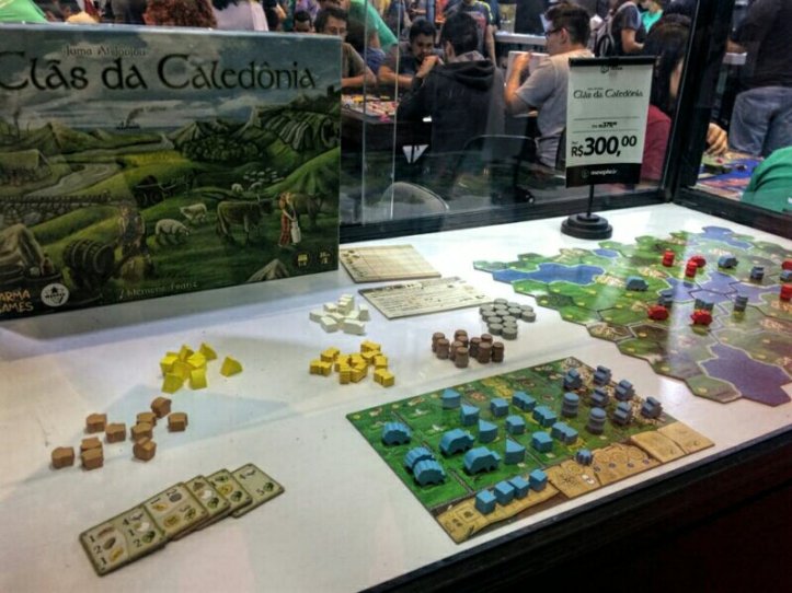 Jogo de tabuleiro Clãs da Caledônia