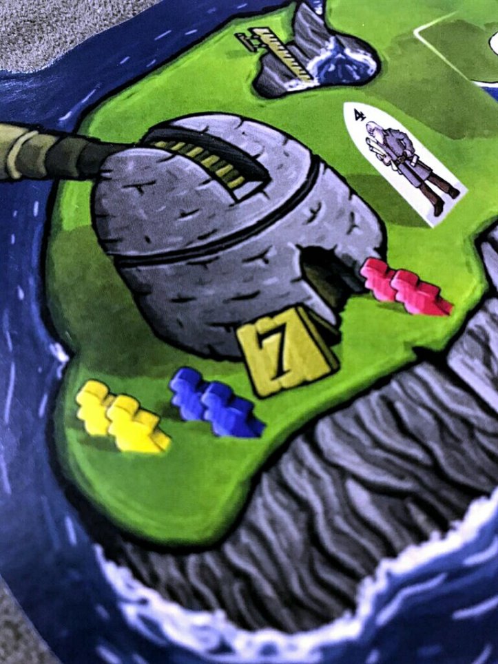 Ilha do construtor jogo de tabuleiro Luna