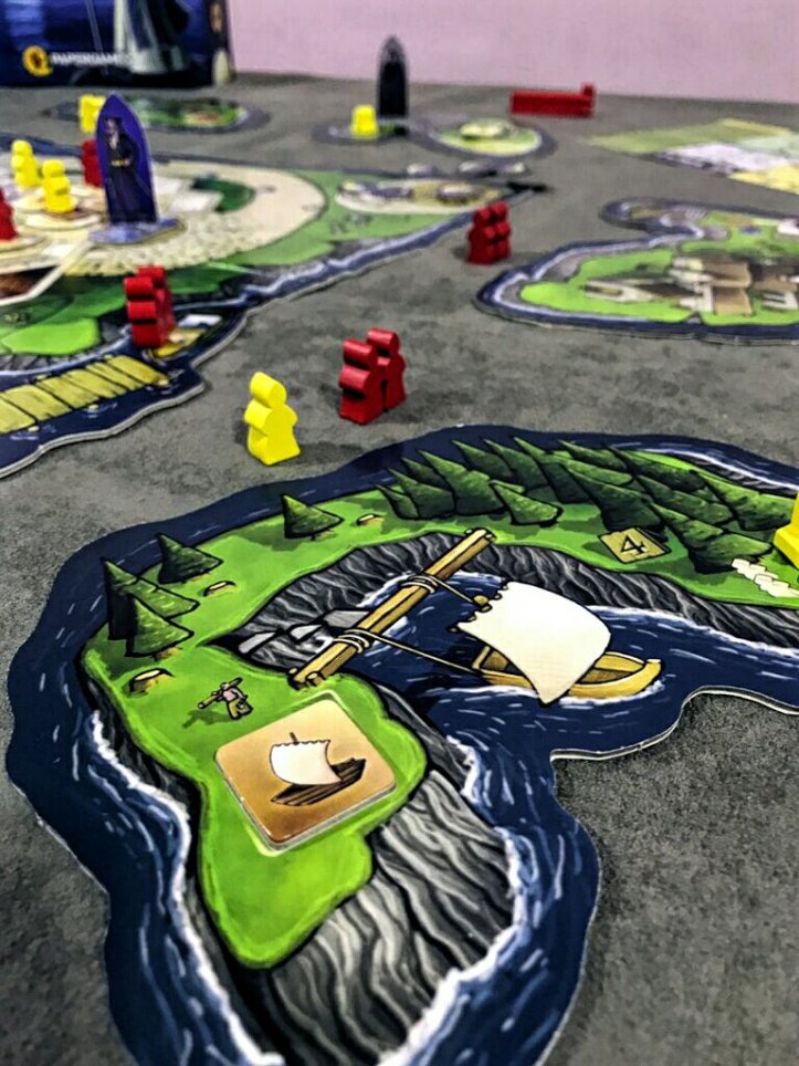 Ilha do veleiro jogo de tabuleiro Luna