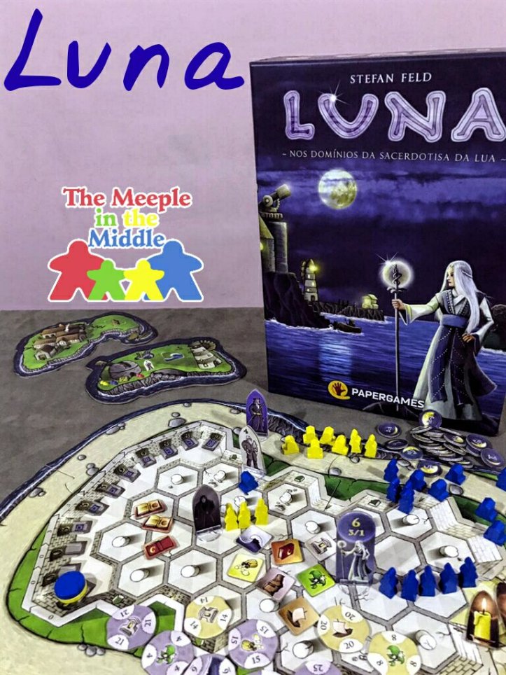 Jogo de tabuleiro Luna da editora Papergames