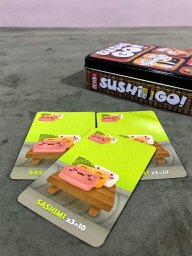 Cartas de Sashimi no jogo Sushi Go!