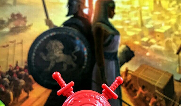 Marcador militar jogo 7 Wonders Duel