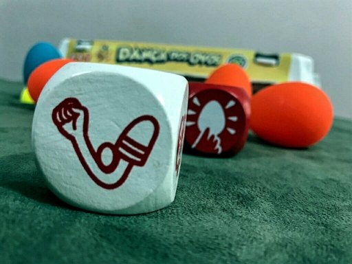 Dados do Jogo infantil a Dança dos Ovos