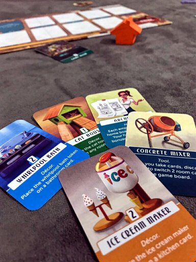 Ajudantes e objetos de decoração do jogo Dream Home