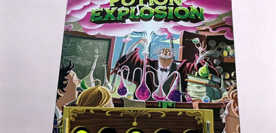 O dispenser de ingredientes do jogo Potion Explosion