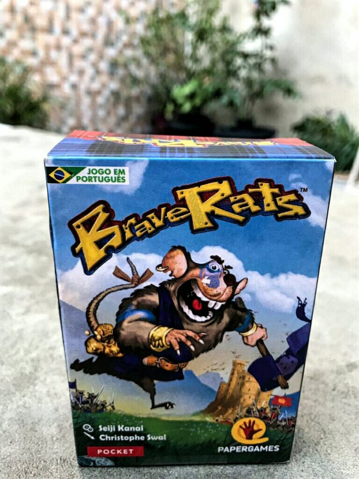 Caixa do jogo de cartas BraveRats
