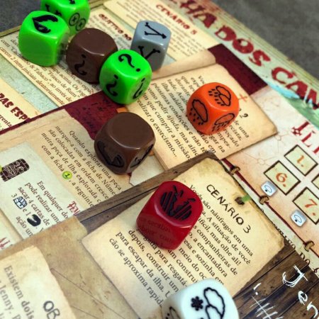 Dados do jogo cooperativo Robinson Crusoe