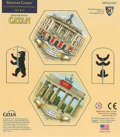 Expansão menor CATAN - Catan World Championship Berlin 2014 Special