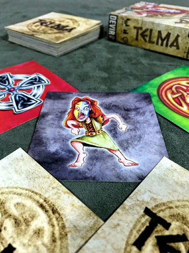 Carta "O Surto" do jogo de cartas TELMA