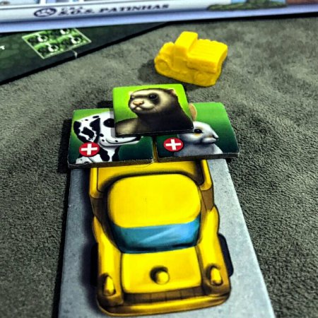 Resgatando animais no jogo de tabuleiro Dogs