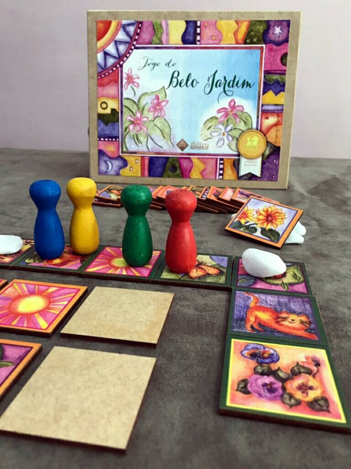 Jogo de tabuleiro infantil o Belo Jardim