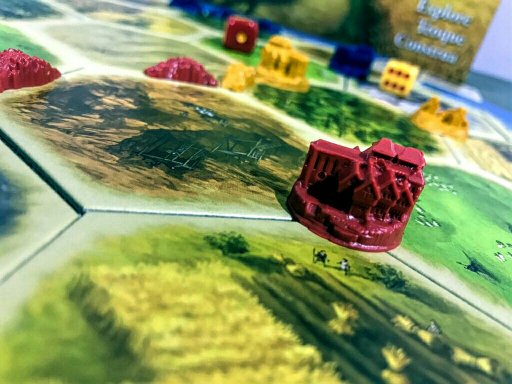 Cidades do jogo de tabuleiro CATAN